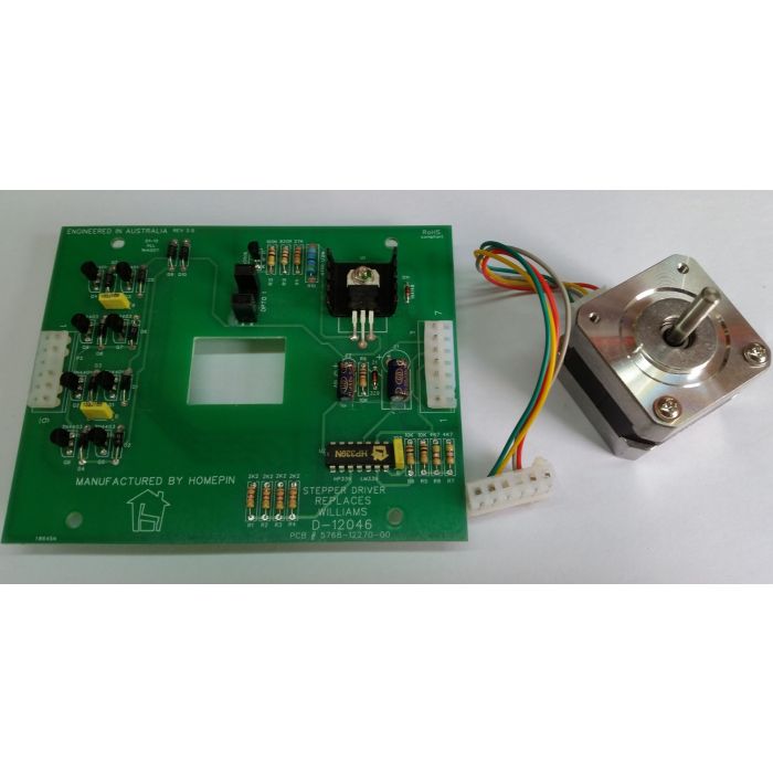 Williams D-12046-M Stepper Driver Board with Motor