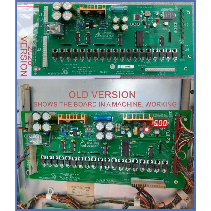 AS-2518-16 / 22 Bally/Stern Solenoid Driver Board